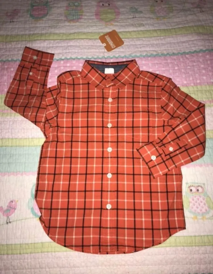 BNWT Gymboree boys size 4 outfit. Buy 3+ sets $15 each. Pu Thorn image indicator(2)