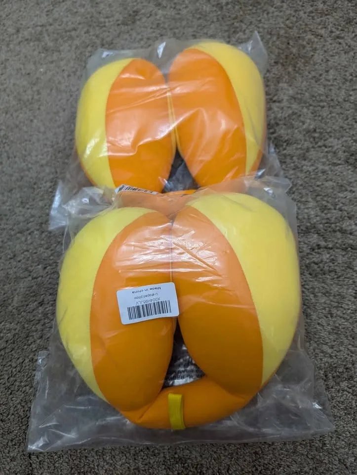 Kids Travel Pillow in Orange image indicator(2)