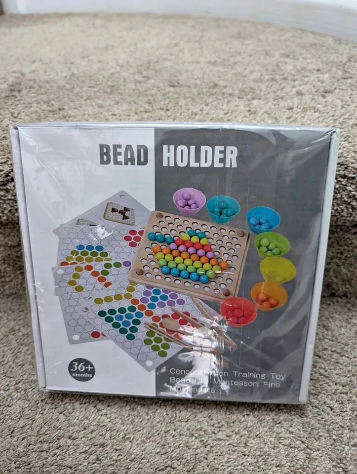 Bead Holder - Concentration Training Toy - Montessori Fine Movem