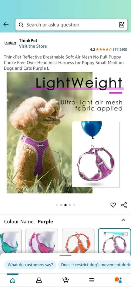 Puppy/Dog Harness - Large image indicator(5)