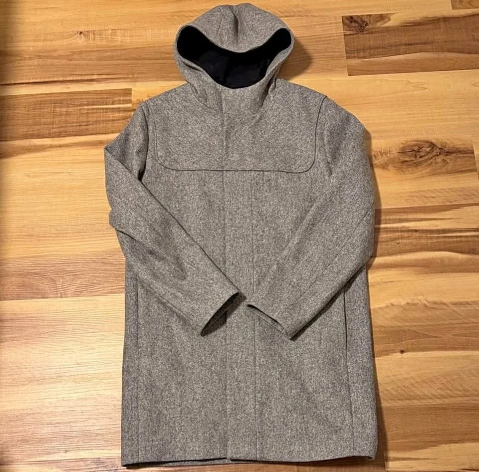 Men's COS Gray Hooded Coat