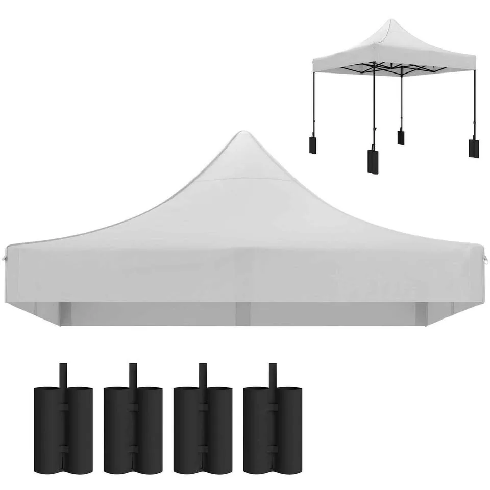 Outsunny 10 x 10-ft Gazebo Canopy Replacement Top image indicator(2)