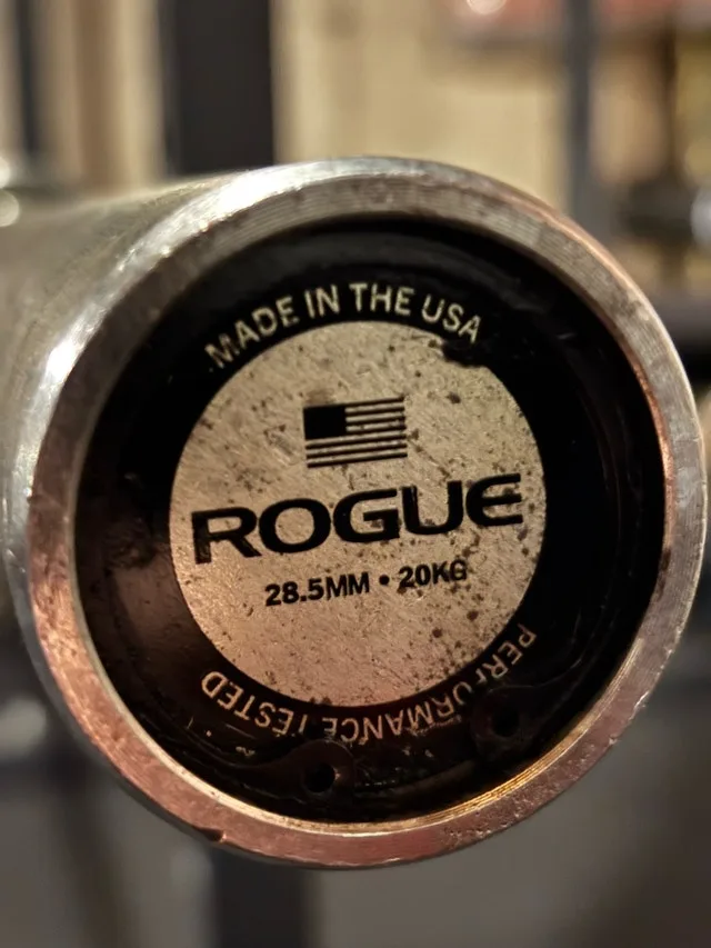 Rogue 2.0 Black Zinc Barbell