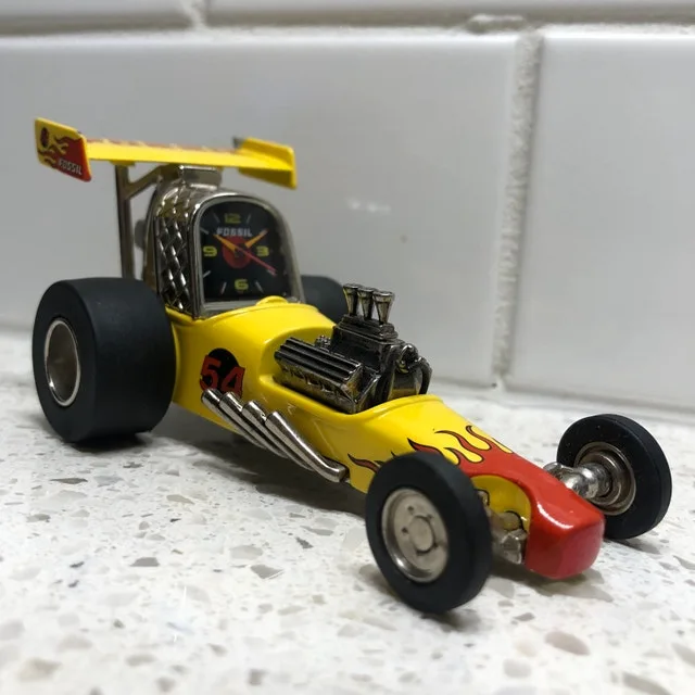 Fossil Desk Dragster Clock