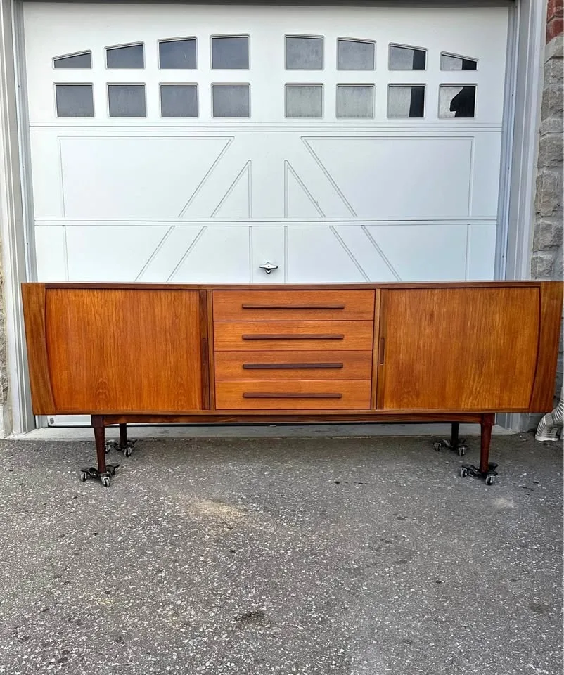MCM teak credenza sideboard