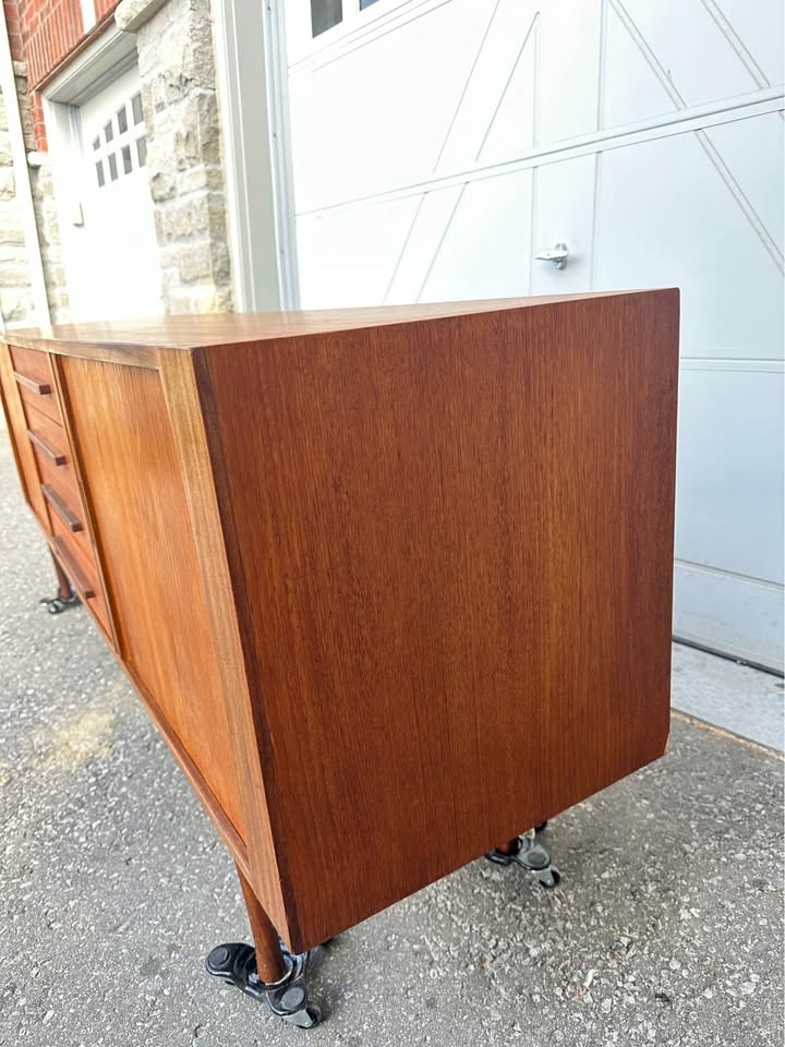 MCM teak credenza sideboard - photo 3