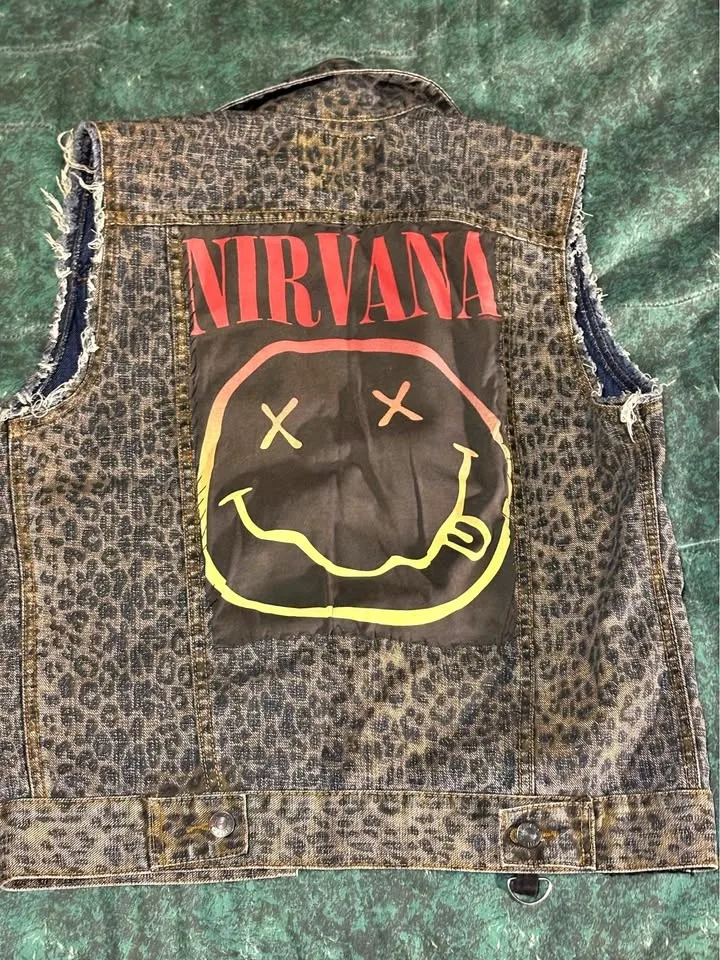 Custom Nirvana Patch Vest