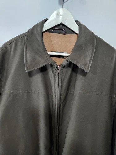 CANALI Sage Green Overcoat Wool Cashmere Lining 52 IT 42 US - photo 2