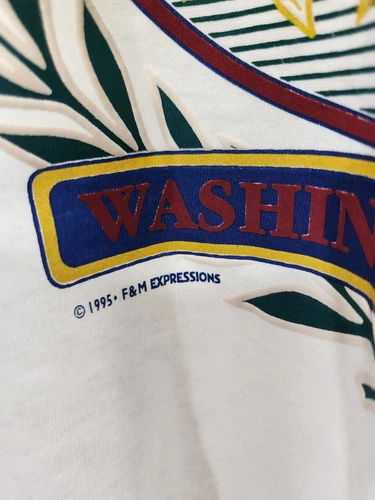 Vtg 1995 Washington DC Single Stitch T-Shirt sz L - photo 3