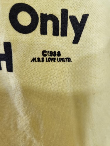 Vtg 1988 MBS Love Unltd Yellow Florida T-Shirt S - photo 3