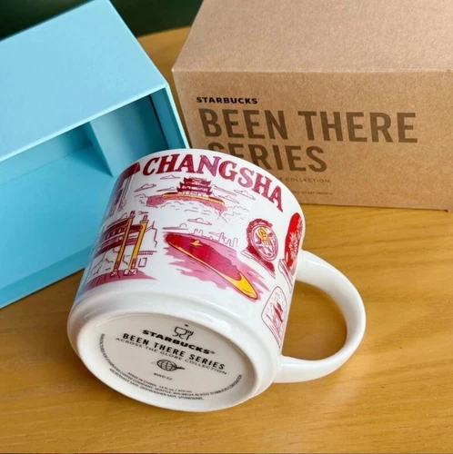 BNIB STARBUCKS Been There Series 14oz Mug Changsha China Red - photo 4