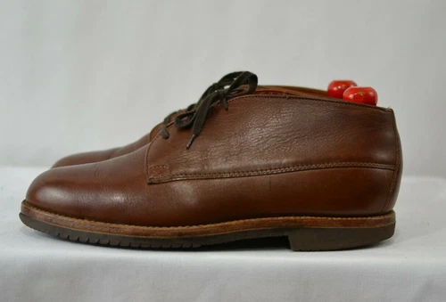 Incredible Vtg DACK's Made Canada Brown Leather Chukka Boots Vib - photo 4