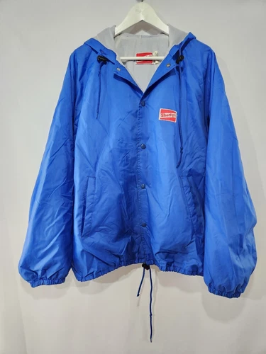 Rare Vtg SHORTY'S SKATEBOARDS Royal Blue Lined Windbreaker Jacke