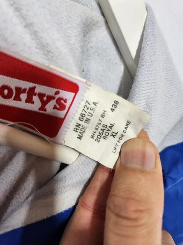 Rare Vtg SHORTY'S SKATEBOARDS Royal Blue Lined Windbreaker Jacke - photo 4