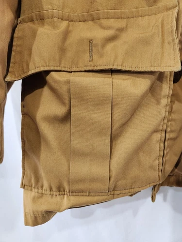 Incredible Vintage MONTGOMERY WARD Duck Canvas Lined Long Coat M - photo 4