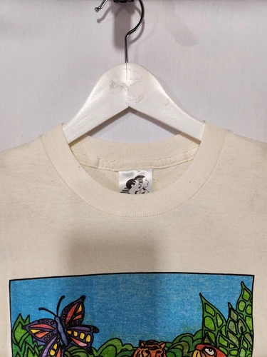Vintage WHITE ROSE We Care Charity Shirt sz XL - photo 4