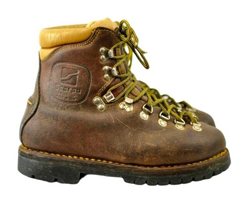 SCARPA Guide Hiking Boot Brown Leather Vibram 39 - photo 4