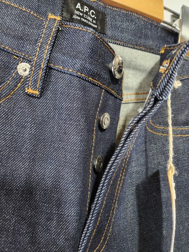 A.P.C. New Cure Raw Denim Slim Jeans sz 26 - photo 4