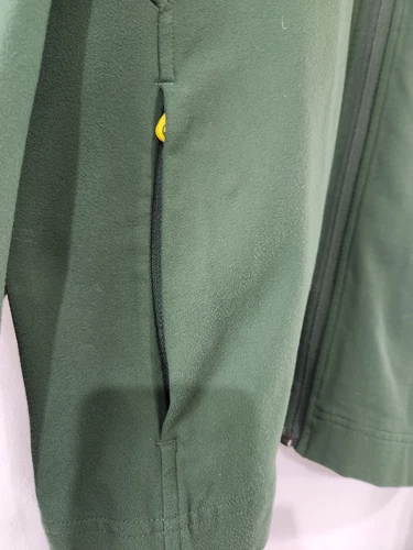 Active LULULEMON ATHLETICA Forest Green Full Zip Mesh Underarm T - photo 4