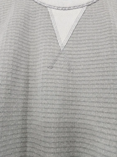 REIGNING CHAMP Waffle Long Sleeve Gray Sweater S - photo 4