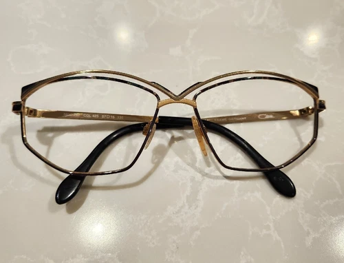 Vintage CAZAL Germany Gold Glasses Frame Mod 257