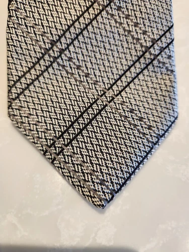 Fancy HICKEY FREEMAN Silk Tie Made in USA - photo 2