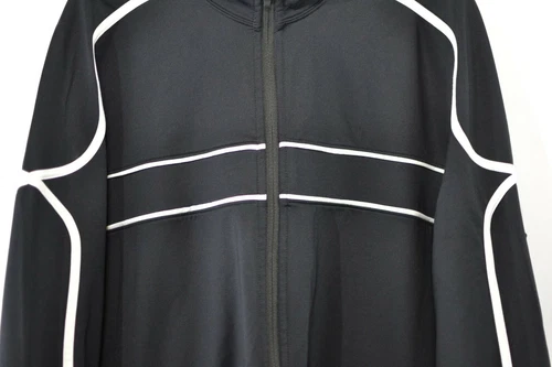 Stylish LULULEMON ATHLETICA Black White Decal Stripe Warm Up Tra - photo 2