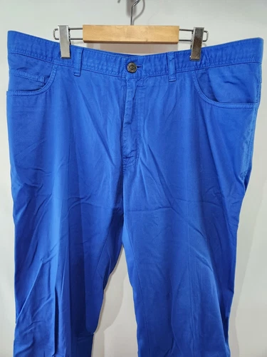 BRIONI Royal Blue Cotton Blend Chinos sz 44 - photo 2