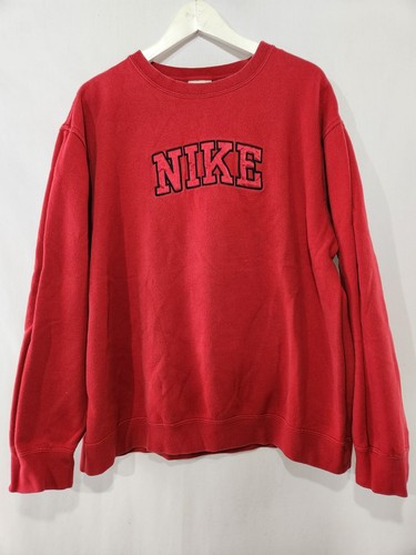 Vtg NIKE Silver Label Red Crewneck sz XL