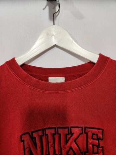 Vtg NIKE Silver Label Red Crewneck sz XL - photo 3