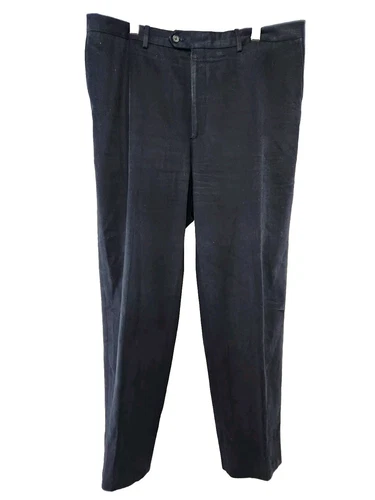 PAL ZILERI Pants Hand Made Italy Nave Blue 58 EU 42 US