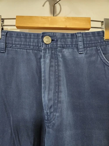 BRIONI Navy Blue Cotton Blend Chinos sz 44 - photo 3