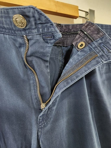 BRIONI Navy Blue Cotton Blend Chinos sz 44 - photo 5