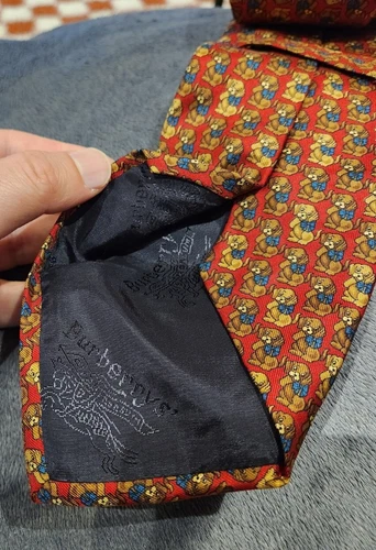 Vintage BURBERRY'S Silk Basset Hound Neck Tie - photo 5