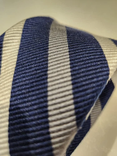 ROBERT TALBOTT Silk Striped Neck Tie Hand Made in USA - photo 2