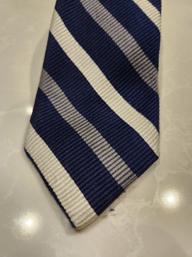 ROBERT TALBOTT Silk Striped Neck Tie Hand Made in USA - photo 3
