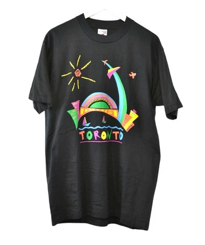 NEW UNISEX Vtg Single Stitch 1980 TORONTO TShirt L