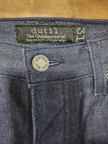 NWOT DUTIL DENIM Jeans Made USA sz 31 - photo 4
