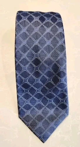 JOHN VARVATOS Floral Print 3-Fold Silk Tie