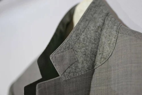 PAL ZILERI Gray 100% Wool Blazer Green Lining Made Italy - photo 2