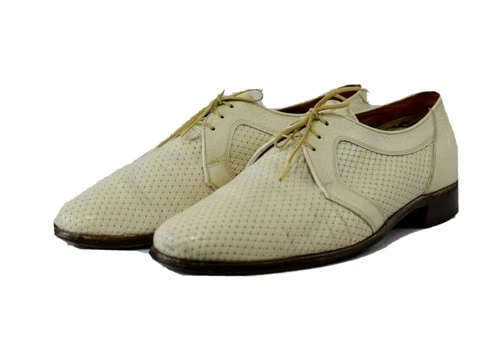 DACK's Made in Canada White Leather Derby 10.5 F
