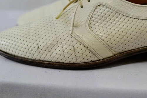 DACK's Made in Canada White Leather Derby 10.5 F - photo 5