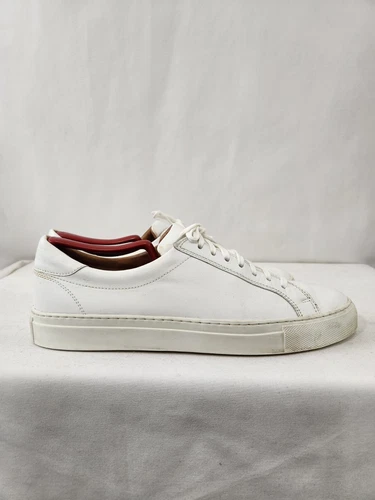 GRAVITY POPE White Leather Low Top Sneakers sz 41 EU - photo 4