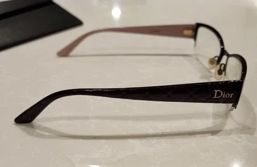 CHRISTIAN DIOR CD 3770 Black Quilted Glasses Frames image indicator(6)