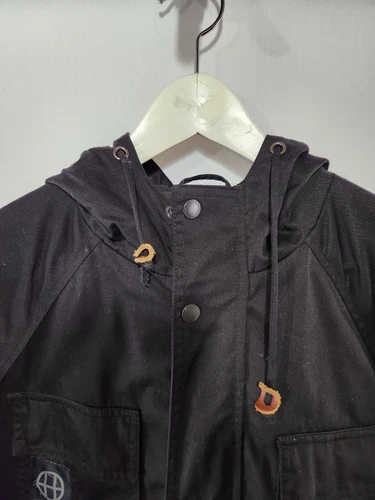 HUF OUTERWEAR Black M-65 Military Style 3/4 Length Coat L - photo 2
