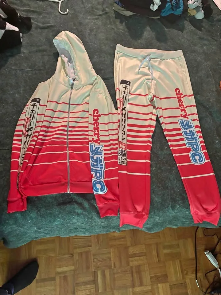 Cherry Pepsi Vapor95 Track Suit Set