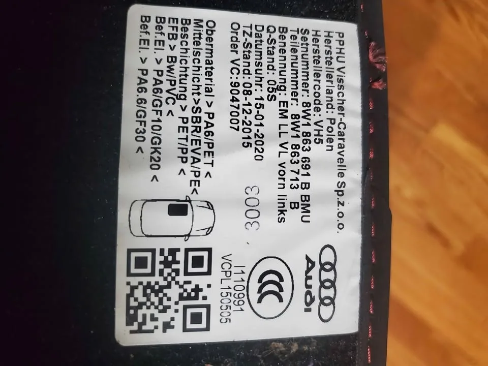 Audi A4 Floor mats - fit models from 2010 - 2021 image indicator(6)