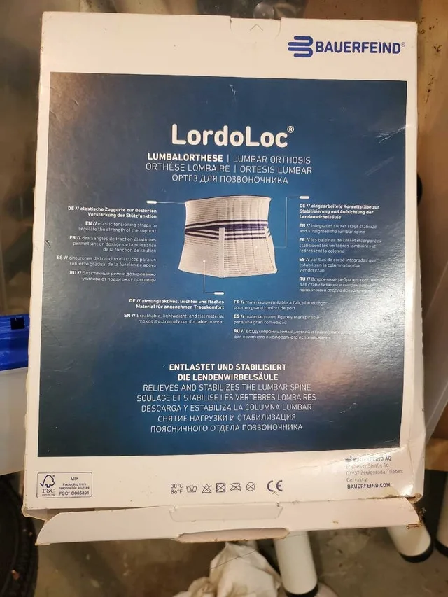 Lumbar spine back brace image indicator(2)