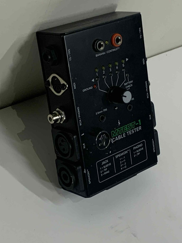 MTEST-1 Cable Tester — Pro Audio Signal Tool | Good Finds