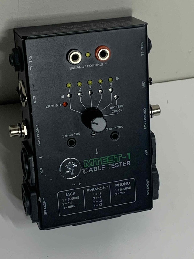 MTEST-1 Cable Tester — Pro Audio Signal Tool | Good Finds - photo 2